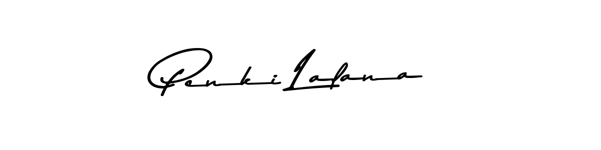 Penki Lalana stylish signature style. Best Handwritten Sign (Asem Kandis PERSONAL USE) for my name. Handwritten Signature Collection Ideas for my name Penki Lalana. Penki Lalana signature style 9 images and pictures png
