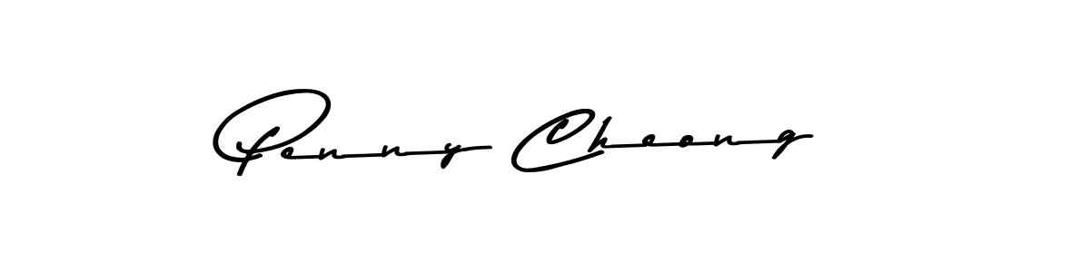 Design your own signature with our free online signature maker. With this signature software, you can create a handwritten (Asem Kandis PERSONAL USE) signature for name Penny Cheong. Penny Cheong signature style 9 images and pictures png