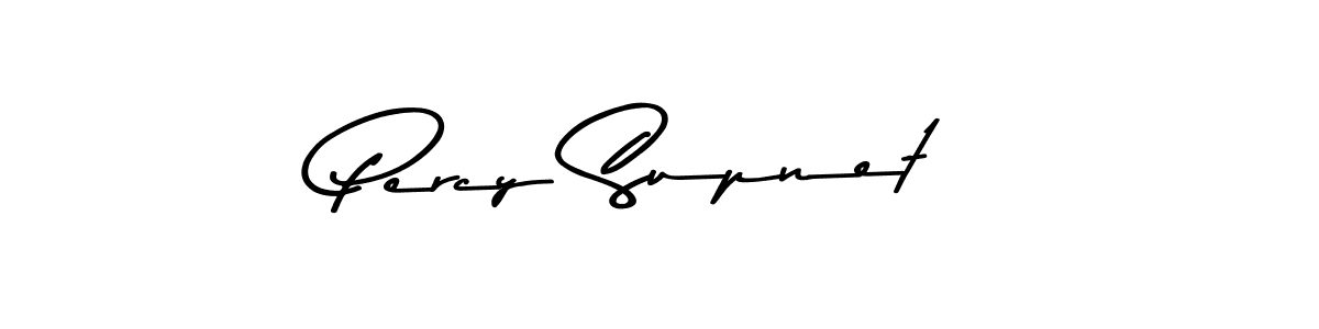Make a beautiful signature design for name Percy Supnet. With this signature (Asem Kandis PERSONAL USE) style, you can create a handwritten signature for free. Percy Supnet signature style 9 images and pictures png