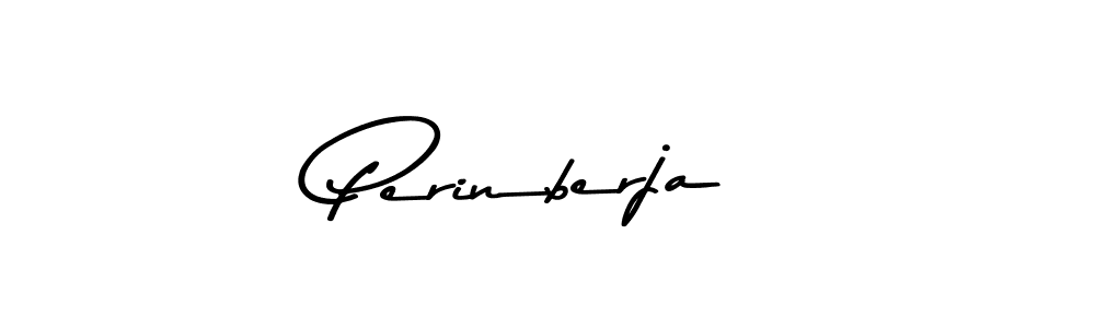How to make Perinberja name signature. Use Asem Kandis PERSONAL USE style for creating short signs online. This is the latest handwritten sign. Perinberja signature style 9 images and pictures png