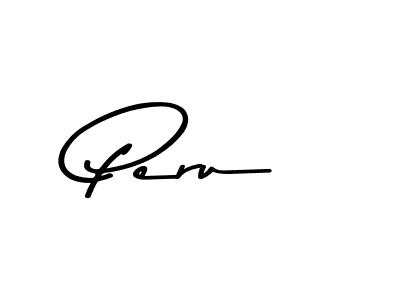 Peru stylish signature style. Best Handwritten Sign (Asem Kandis PERSONAL USE) for my name. Handwritten Signature Collection Ideas for my name Peru. Peru signature style 9 images and pictures png