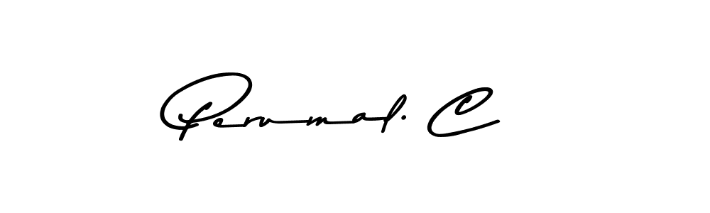 Use a signature maker to create a handwritten signature online. With this signature software, you can design (Asem Kandis PERSONAL USE) your own signature for name Perumal. C. Perumal. C signature style 9 images and pictures png