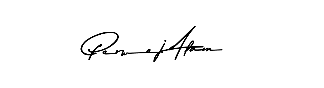 Similarly Asem Kandis PERSONAL USE is the best handwritten signature design. Signature creator online .You can use it as an online autograph creator for name Perwej Alam. Perwej Alam signature style 9 images and pictures png