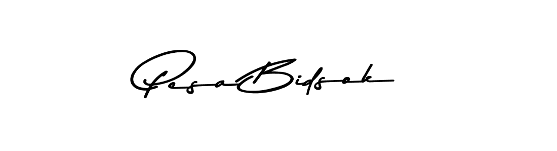 How to make Pesa Bidsok signature? Asem Kandis PERSONAL USE is a professional autograph style. Create handwritten signature for Pesa Bidsok name. Pesa Bidsok signature style 9 images and pictures png