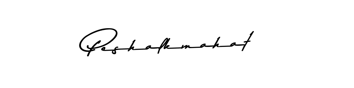 Make a beautiful signature design for name Peshalkmahat. With this signature (Asem Kandis PERSONAL USE) style, you can create a handwritten signature for free. Peshalkmahat signature style 9 images and pictures png