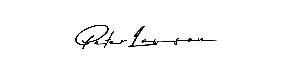 Design your own signature with our free online signature maker. With this signature software, you can create a handwritten (Asem Kandis PERSONAL USE) signature for name Peter Lawson. Peter Lawson signature style 9 images and pictures png