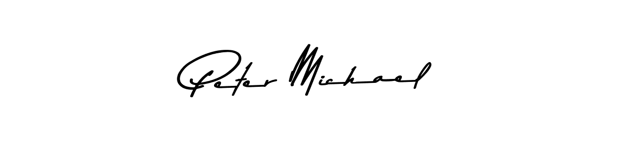 Peter Michael stylish signature style. Best Handwritten Sign (Asem Kandis PERSONAL USE) for my name. Handwritten Signature Collection Ideas for my name Peter Michael. Peter Michael signature style 9 images and pictures png