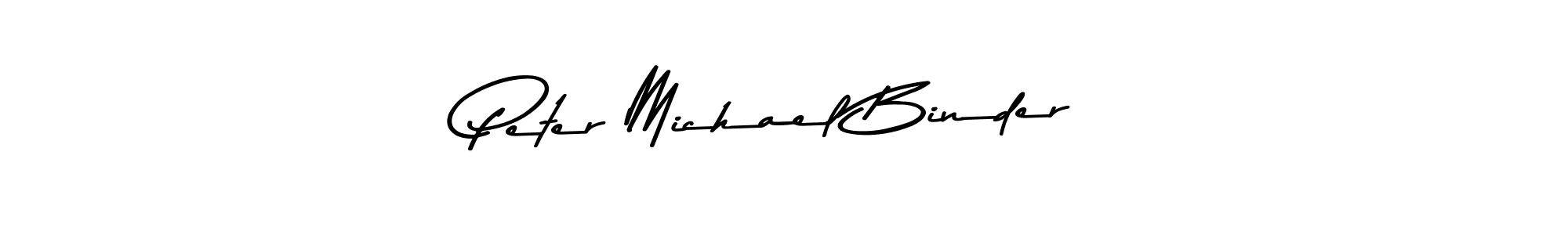 Design your own signature with our free online signature maker. With this signature software, you can create a handwritten (Asem Kandis PERSONAL USE) signature for name Peter Michael Binder. Peter Michael Binder signature style 9 images and pictures png