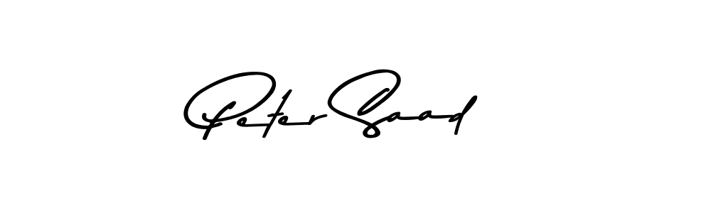 Design your own signature with our free online signature maker. With this signature software, you can create a handwritten (Asem Kandis PERSONAL USE) signature for name Peter Saad. Peter Saad signature style 9 images and pictures png