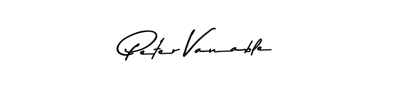 How to make Peter Vanable name signature. Use Asem Kandis PERSONAL USE style for creating short signs online. This is the latest handwritten sign. Peter Vanable signature style 9 images and pictures png