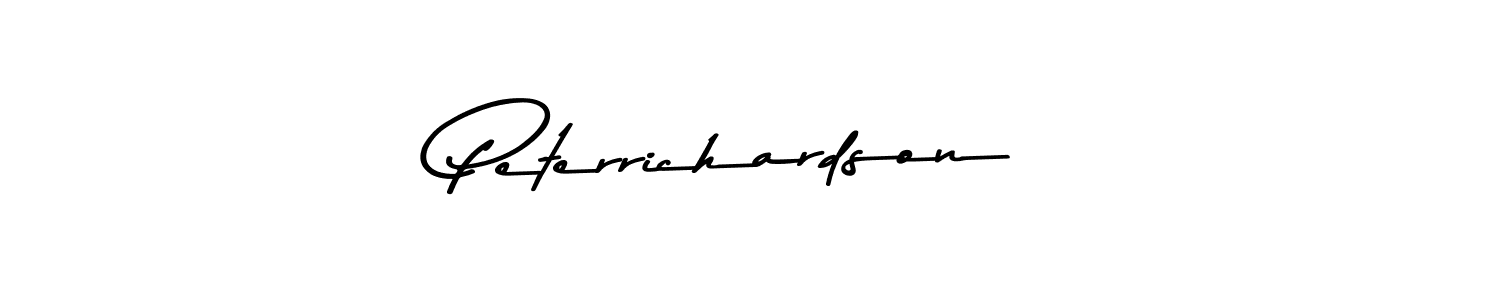 Make a beautiful signature design for name Peterrichardson. With this signature (Asem Kandis PERSONAL USE) style, you can create a handwritten signature for free. Peterrichardson signature style 9 images and pictures png