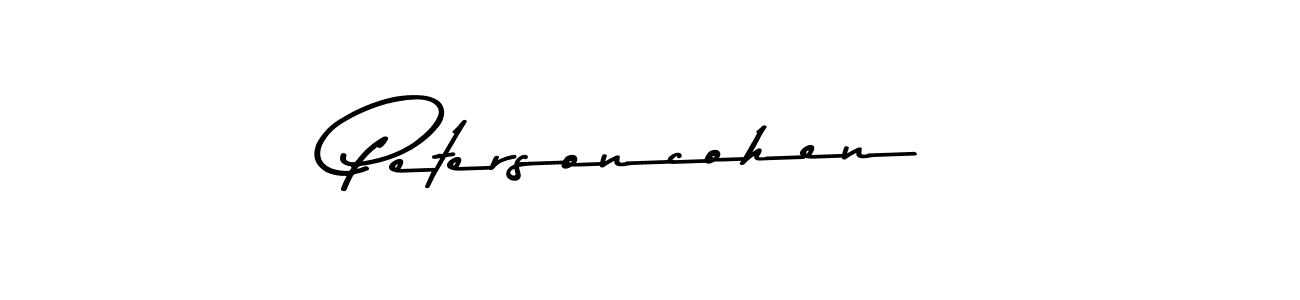 Make a beautiful signature design for name Petersoncohen. Use this online signature maker to create a handwritten signature for free. Petersoncohen signature style 9 images and pictures png