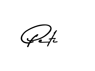 How to make Peti signature? Asem Kandis PERSONAL USE is a professional autograph style. Create handwritten signature for Peti name. Peti signature style 9 images and pictures png