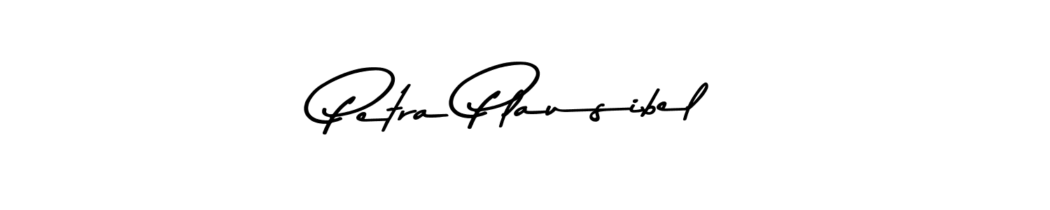 How to make Petra Plausibel name signature. Use Asem Kandis PERSONAL USE style for creating short signs online. This is the latest handwritten sign. Petra Plausibel signature style 9 images and pictures png