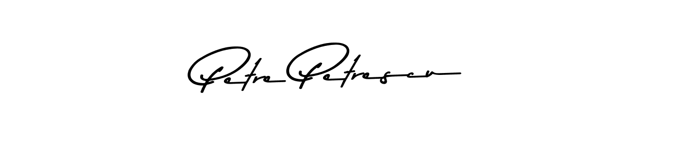 Petre Petrescu stylish signature style. Best Handwritten Sign (Asem Kandis PERSONAL USE) for my name. Handwritten Signature Collection Ideas for my name Petre Petrescu. Petre Petrescu signature style 9 images and pictures png