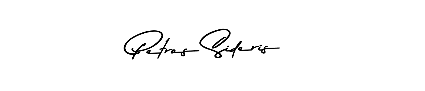 You can use this online signature creator to create a handwritten signature for the name Petros Sideris. This is the best online autograph maker. Petros Sideris signature style 9 images and pictures png