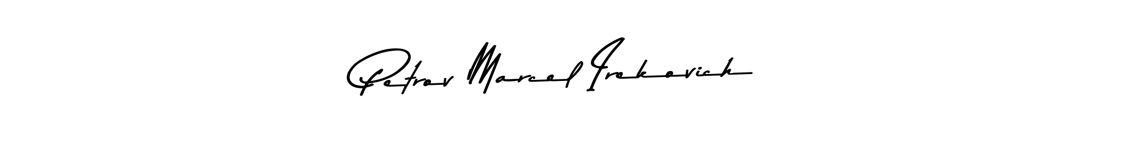 Similarly Asem Kandis PERSONAL USE is the best handwritten signature design. Signature creator online .You can use it as an online autograph creator for name Petrov Marcel Irekovich. Petrov Marcel Irekovich signature style 9 images and pictures png