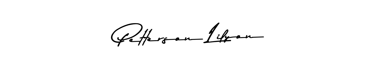 See photos of Petterson Lilyon official signature by Spectra . Check more albums & portfolios. Read reviews & check more about Asem Kandis PERSONAL USE font. Petterson Lilyon signature style 9 images and pictures png