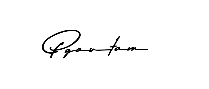 How to make Pgautam signature? Asem Kandis PERSONAL USE is a professional autograph style. Create handwritten signature for Pgautam name. Pgautam signature style 9 images and pictures png