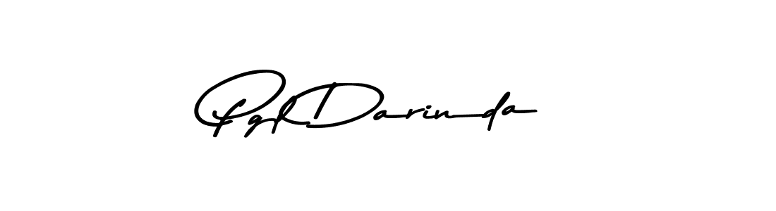 How to make Pgl Darinda name signature. Use Asem Kandis PERSONAL USE style for creating short signs online. This is the latest handwritten sign. Pgl Darinda signature style 9 images and pictures png
