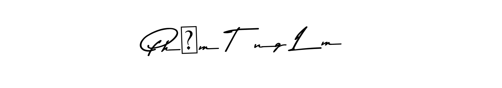 Phạm Tùng Lâm stylish signature style. Best Handwritten Sign (Asem Kandis PERSONAL USE) for my name. Handwritten Signature Collection Ideas for my name Phạm Tùng Lâm. Phạm Tùng Lâm signature style 9 images and pictures png