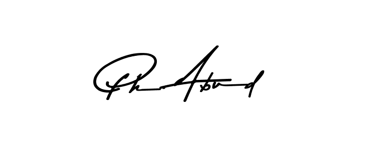 Ph. Abud stylish signature style. Best Handwritten Sign (Asem Kandis PERSONAL USE) for my name. Handwritten Signature Collection Ideas for my name Ph. Abud. Ph. Abud signature style 9 images and pictures png