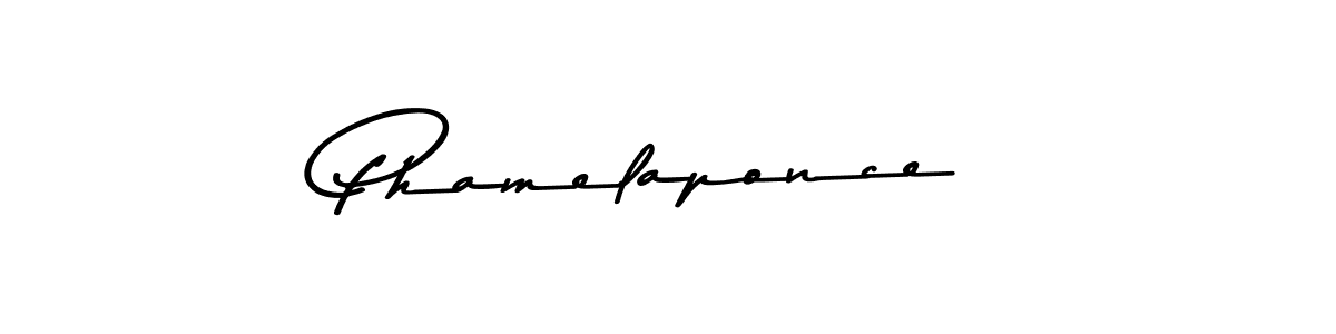 Also we have Phamelaponce name is the best signature style. Create professional handwritten signature collection using Asem Kandis PERSONAL USE autograph style. Phamelaponce signature style 9 images and pictures png