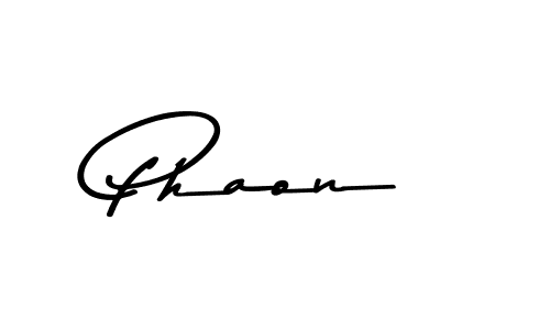 Phaon stylish signature style. Best Handwritten Sign (Asem Kandis PERSONAL USE) for my name. Handwritten Signature Collection Ideas for my name Phaon. Phaon signature style 9 images and pictures png