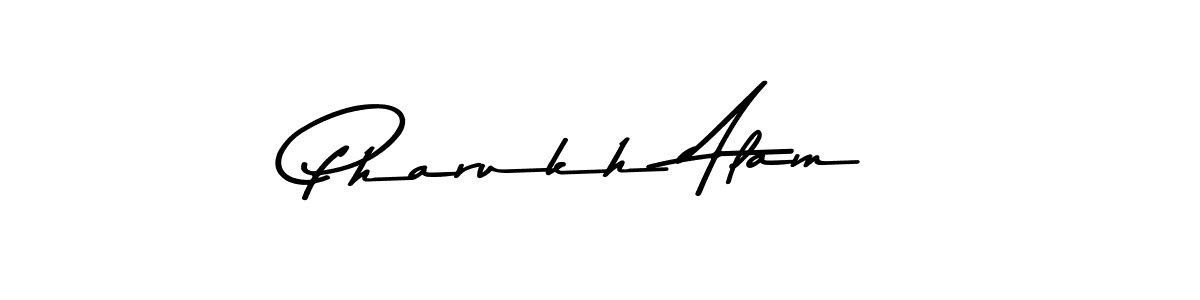 The best way (Asem Kandis PERSONAL USE) to make a short signature is to pick only two or three words in your name. The name Pharukh Alam include a total of six letters. For converting this name. Pharukh Alam signature style 9 images and pictures png