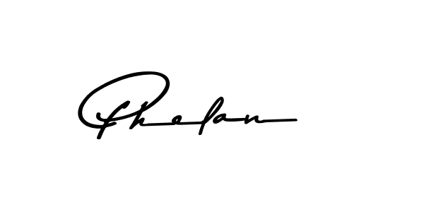 Design your own signature with our free online signature maker. With this signature software, you can create a handwritten (Asem Kandis PERSONAL USE) signature for name Phelan. Phelan signature style 9 images and pictures png