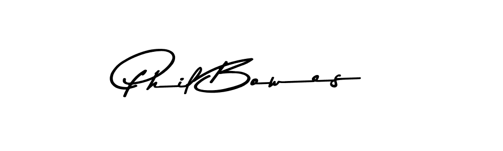 Phil Bowes stylish signature style. Best Handwritten Sign (Asem Kandis PERSONAL USE) for my name. Handwritten Signature Collection Ideas for my name Phil Bowes. Phil Bowes signature style 9 images and pictures png