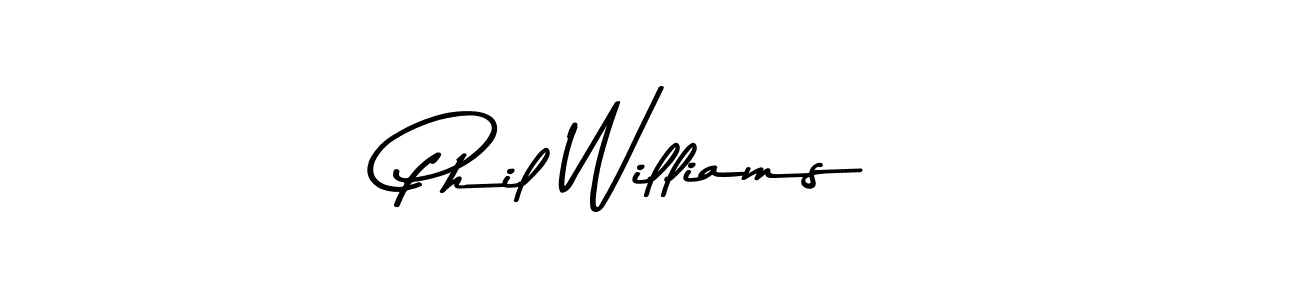 Make a beautiful signature design for name Phil Williams. With this signature (Asem Kandis PERSONAL USE) style, you can create a handwritten signature for free. Phil Williams signature style 9 images and pictures png