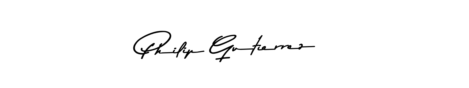 Make a beautiful signature design for name Philip Gutierrez. With this signature (Asem Kandis PERSONAL USE) style, you can create a handwritten signature for free. Philip Gutierrez signature style 9 images and pictures png