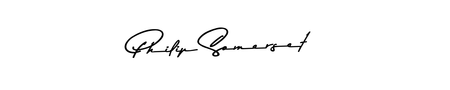 Philip Somerset stylish signature style. Best Handwritten Sign (Asem Kandis PERSONAL USE) for my name. Handwritten Signature Collection Ideas for my name Philip Somerset. Philip Somerset signature style 9 images and pictures png