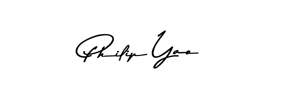 How to make Philip Yao name signature. Use Asem Kandis PERSONAL USE style for creating short signs online. This is the latest handwritten sign. Philip Yao signature style 9 images and pictures png