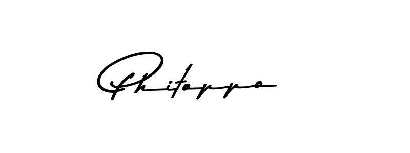 Make a beautiful signature design for name Phitoppo. With this signature (Asem Kandis PERSONAL USE) style, you can create a handwritten signature for free. Phitoppo signature style 9 images and pictures png