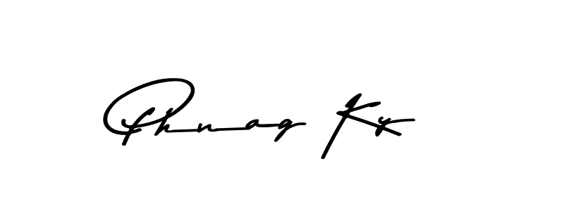 Use a signature maker to create a handwritten signature online. With this signature software, you can design (Asem Kandis PERSONAL USE) your own signature for name Phnag Ky. Phnag Ky signature style 9 images and pictures png