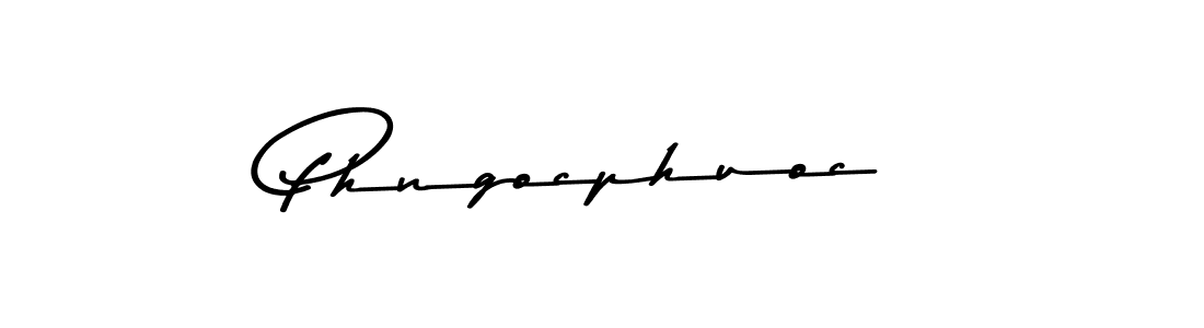 Make a beautiful signature design for name Phngocphuoc. With this signature (Asem Kandis PERSONAL USE) style, you can create a handwritten signature for free. Phngocphuoc signature style 9 images and pictures png