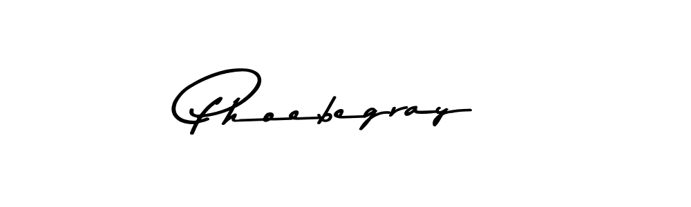 Also we have Phoebegray name is the best signature style. Create professional handwritten signature collection using Asem Kandis PERSONAL USE autograph style. Phoebegray signature style 9 images and pictures png