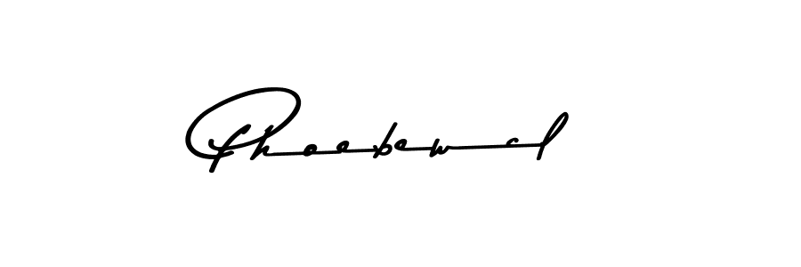 Create a beautiful signature design for name Phoebewcl. With this signature (Asem Kandis PERSONAL USE) fonts, you can make a handwritten signature for free. Phoebewcl signature style 9 images and pictures png