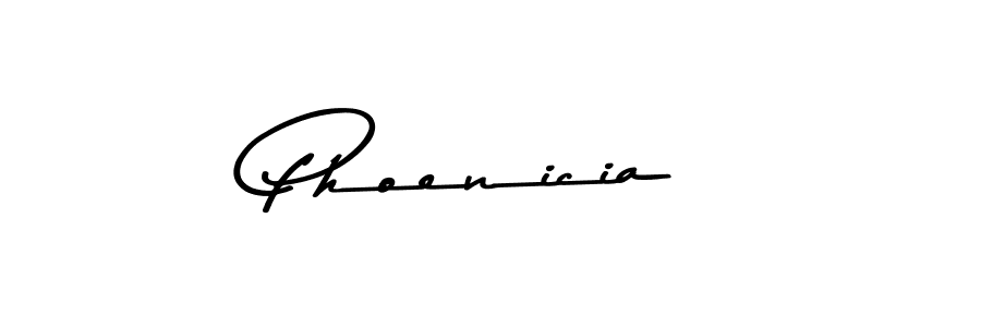 How to make Phoenicia name signature. Use Asem Kandis PERSONAL USE style for creating short signs online. This is the latest handwritten sign. Phoenicia signature style 9 images and pictures png