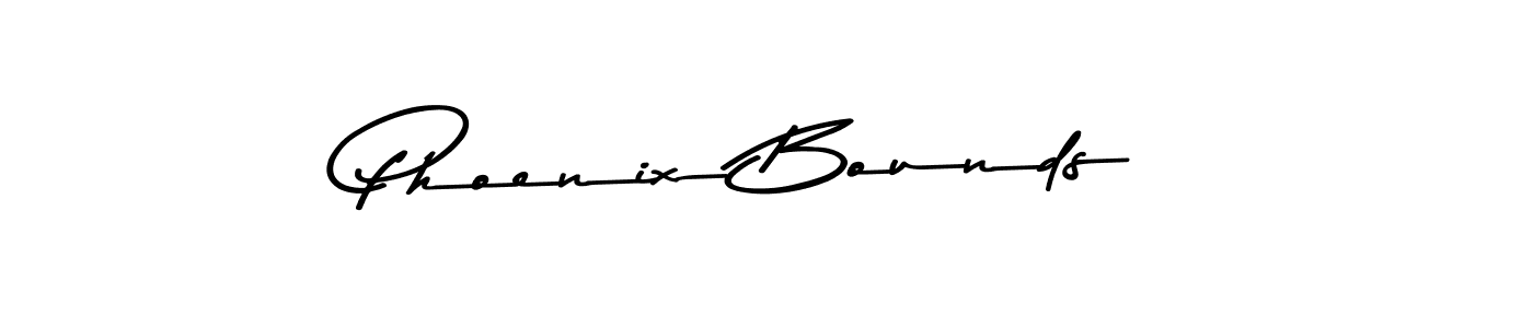 How to make Phoenix Bounds signature? Asem Kandis PERSONAL USE is a professional autograph style. Create handwritten signature for Phoenix Bounds name. Phoenix Bounds signature style 9 images and pictures png