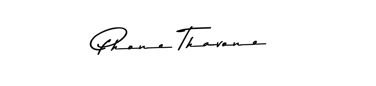 The best way (Asem Kandis PERSONAL USE) to make a short signature is to pick only two or three words in your name. The name Phone Thavone include a total of six letters. For converting this name. Phone Thavone signature style 9 images and pictures png