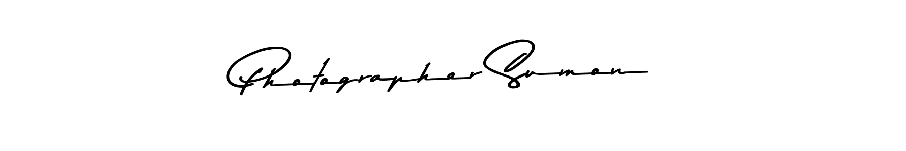 Design your own signature with our free online signature maker. With this signature software, you can create a handwritten (Asem Kandis PERSONAL USE) signature for name Photographer Sumon. Photographer Sumon signature style 9 images and pictures png