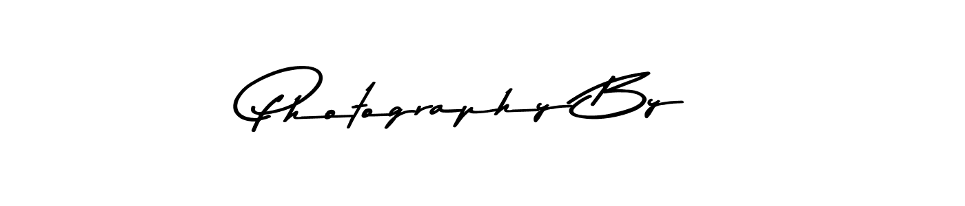 Create a beautiful signature design for name Photography By. With this signature (Asem Kandis PERSONAL USE) fonts, you can make a handwritten signature for free. Photography By signature style 9 images and pictures png