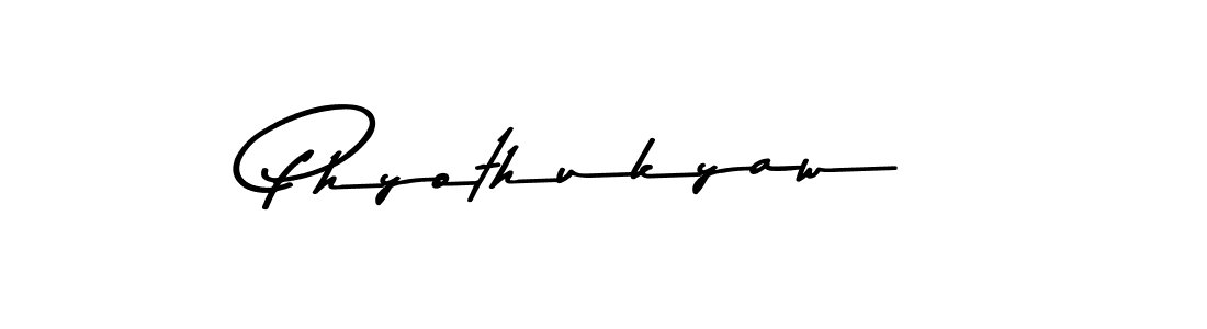 Also we have Phyothukyaw name is the best signature style. Create professional handwritten signature collection using Asem Kandis PERSONAL USE autograph style. Phyothukyaw signature style 9 images and pictures png