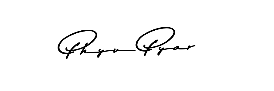 Similarly Asem Kandis PERSONAL USE is the best handwritten signature design. Signature creator online .You can use it as an online autograph creator for name Phyu Pyar. Phyu Pyar signature style 9 images and pictures png