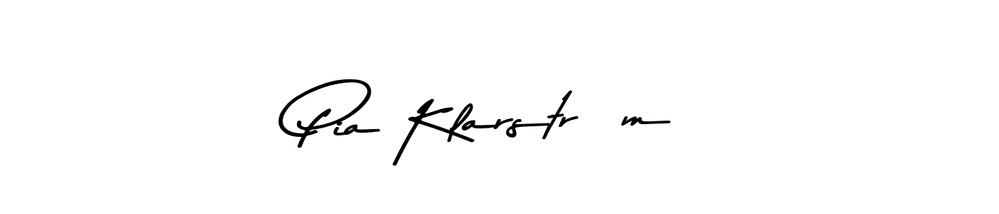 You should practise on your own different ways (Asem Kandis PERSONAL USE) to write your name (Pia Klarström) in signature. don't let someone else do it for you. Pia Klarström signature style 9 images and pictures png