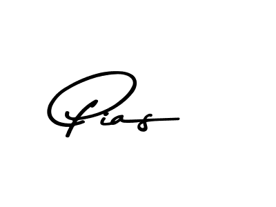 Design your own signature with our free online signature maker. With this signature software, you can create a handwritten (Asem Kandis PERSONAL USE) signature for name Pias. Pias signature style 9 images and pictures png