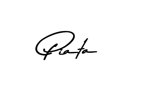 Design your own signature with our free online signature maker. With this signature software, you can create a handwritten (Asem Kandis PERSONAL USE) signature for name Piata. Piata signature style 9 images and pictures png